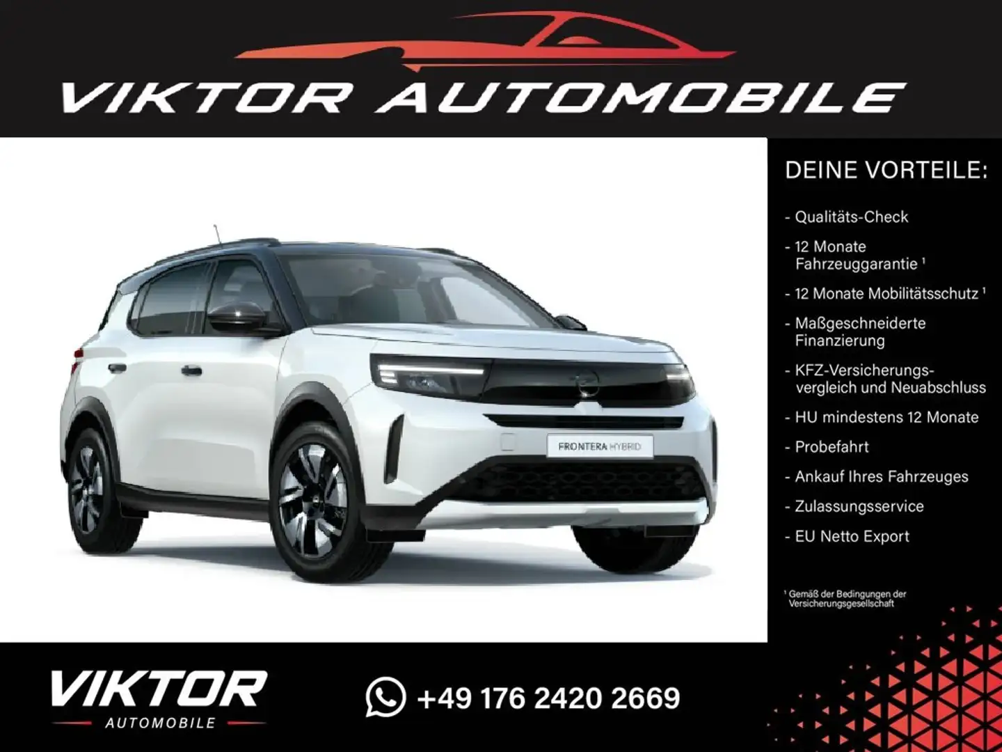 Opel Frontera 1.2 Turbo "GS" incl. TECH-PAKET MHEV 48V Automatik Weiß - 1