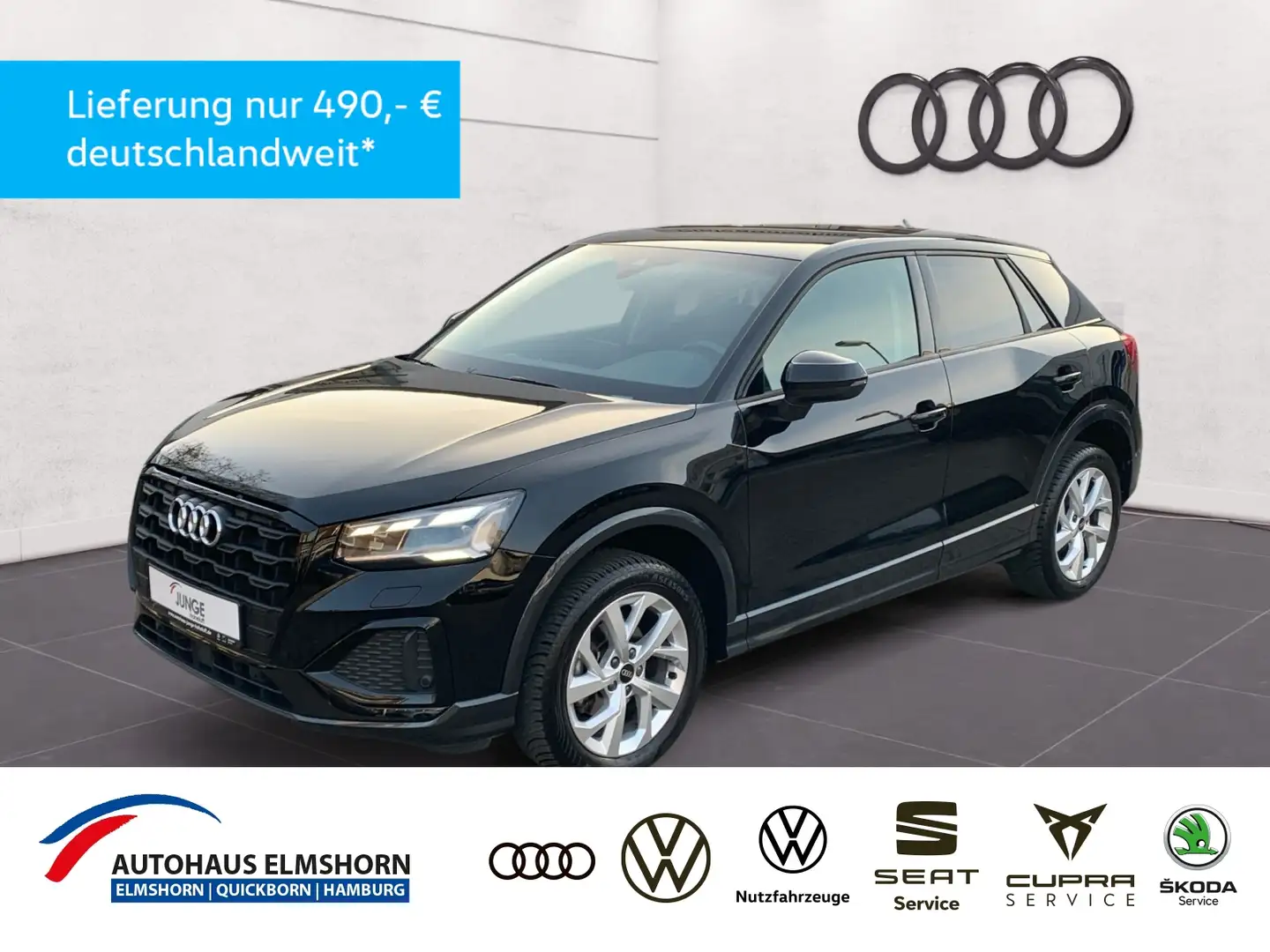 Audi Q2 advanced 35 TFSI S tronic NAV KAM MATRIX GJ-REIF Schwarz - 1