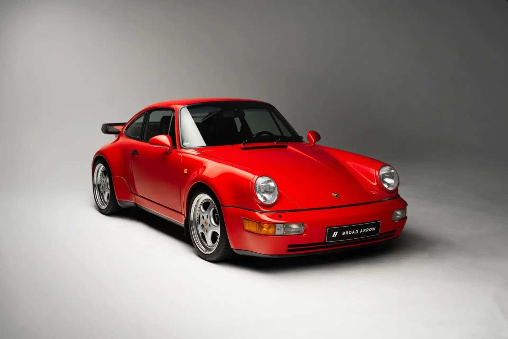 포르쉐 911 Turbo Coupe 1991 빨강 사진 1