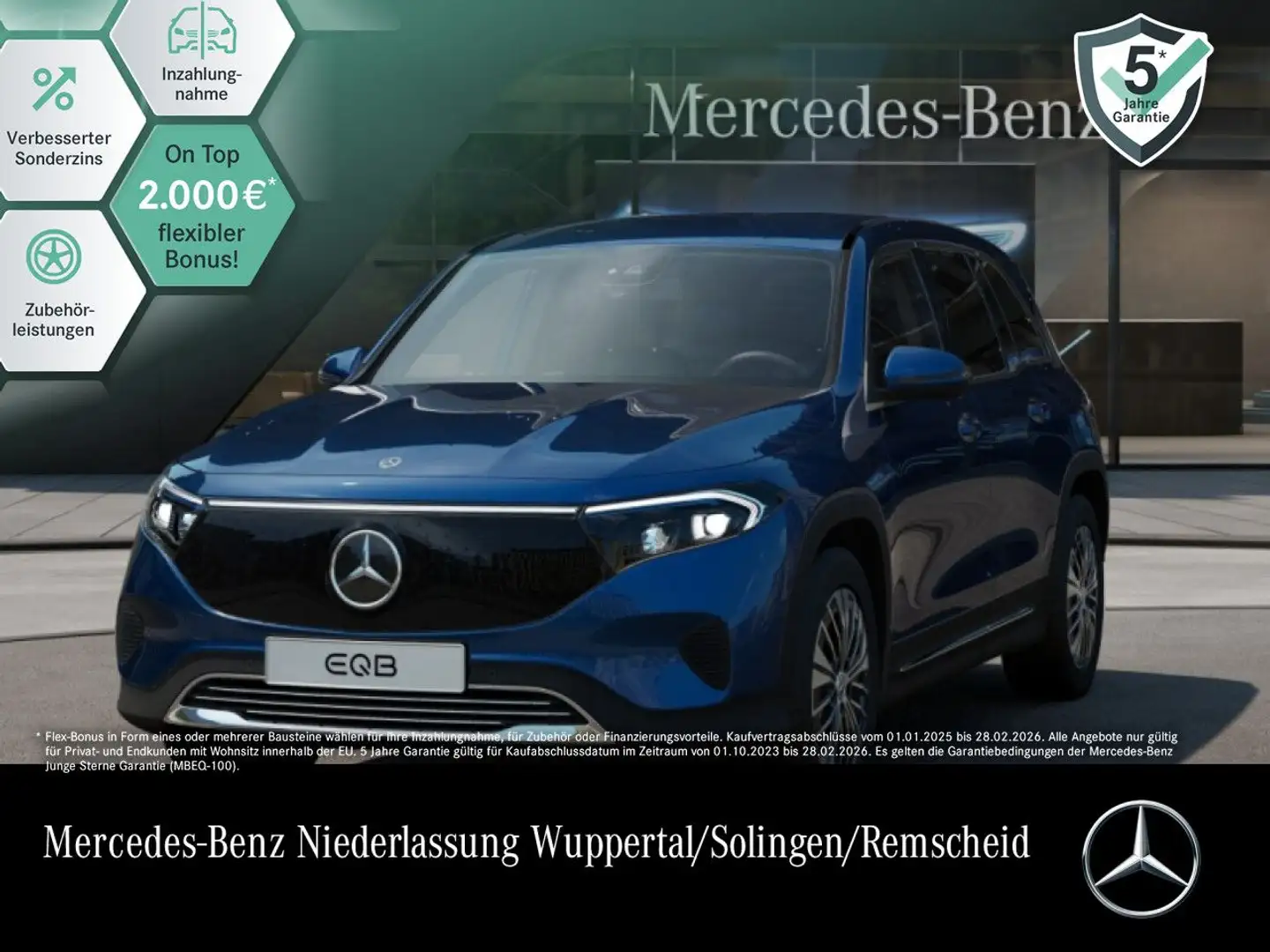 Mercedes-Benz EQB 250 PROG+ADVANCED+KAMERA+SPUR Blau - 1