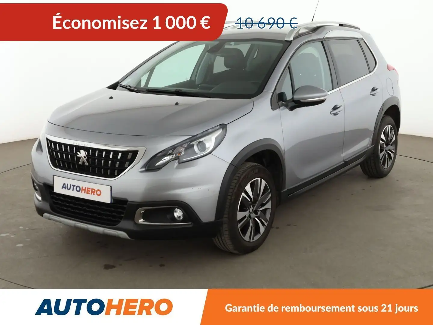 Peugeot 2008 1.2 PureTech Allure Gris - 1