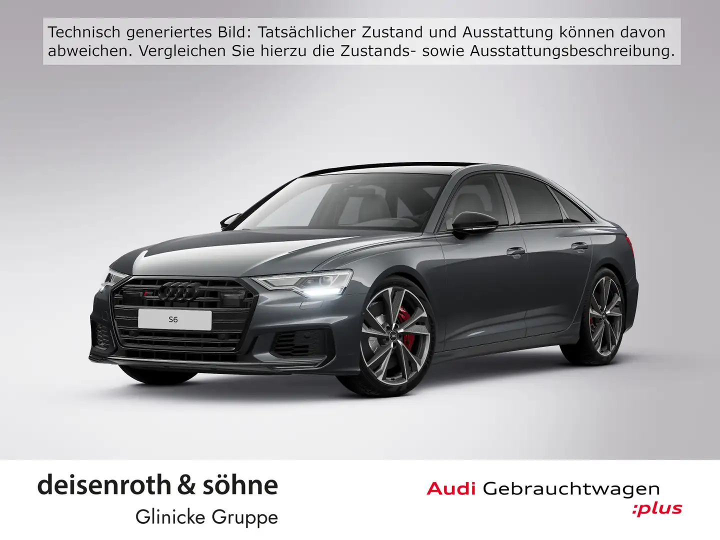 Audi S6 TDI Luft/B&O/S-Sitz/Pano/Kam/Assist Grau - 1