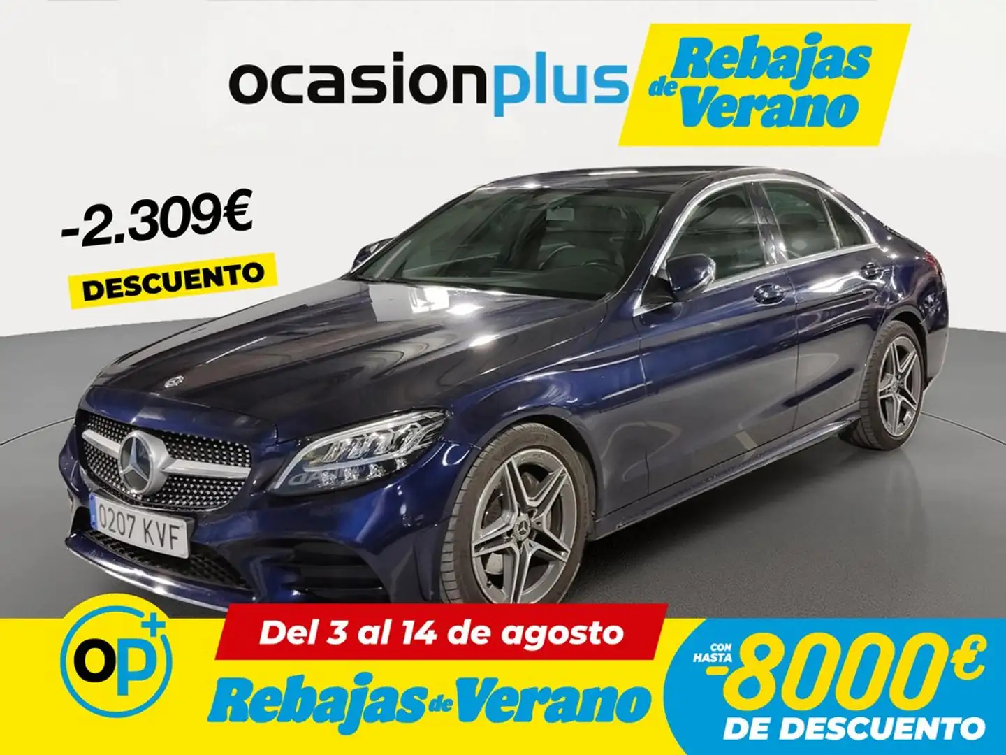 Mercedes-Benz C 220 220d 9G-Tronic Azul - 1