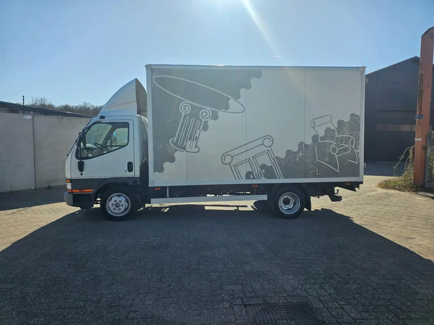 Mitsubishi Canter FB35 3.0 335 City Cab,Meubelbak,Bakwagen,Apk,Nap,T Белый - 2