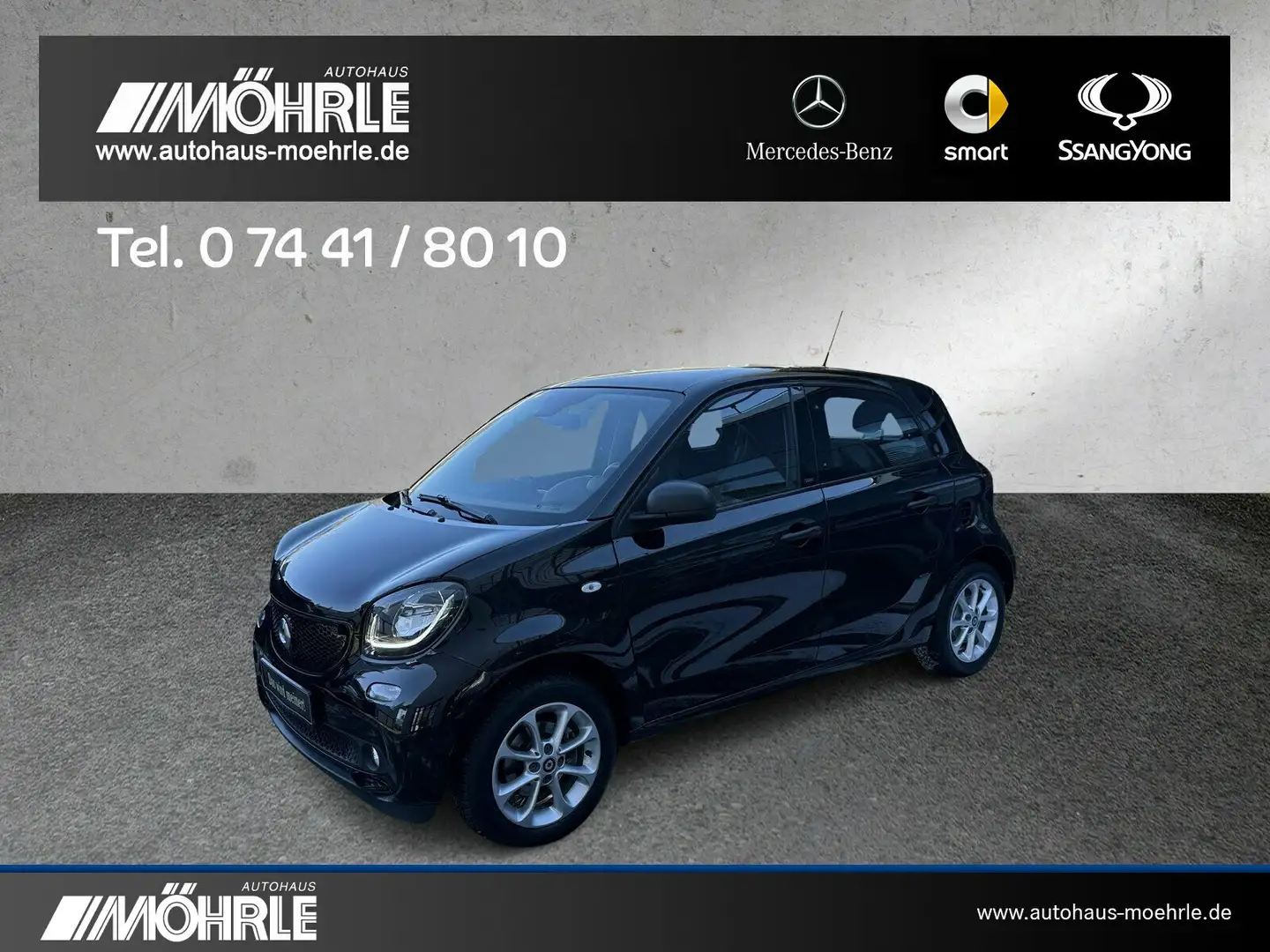 smart forFour smart forfour 66 kW Panoramadach Sitzheizung Zwart - 2