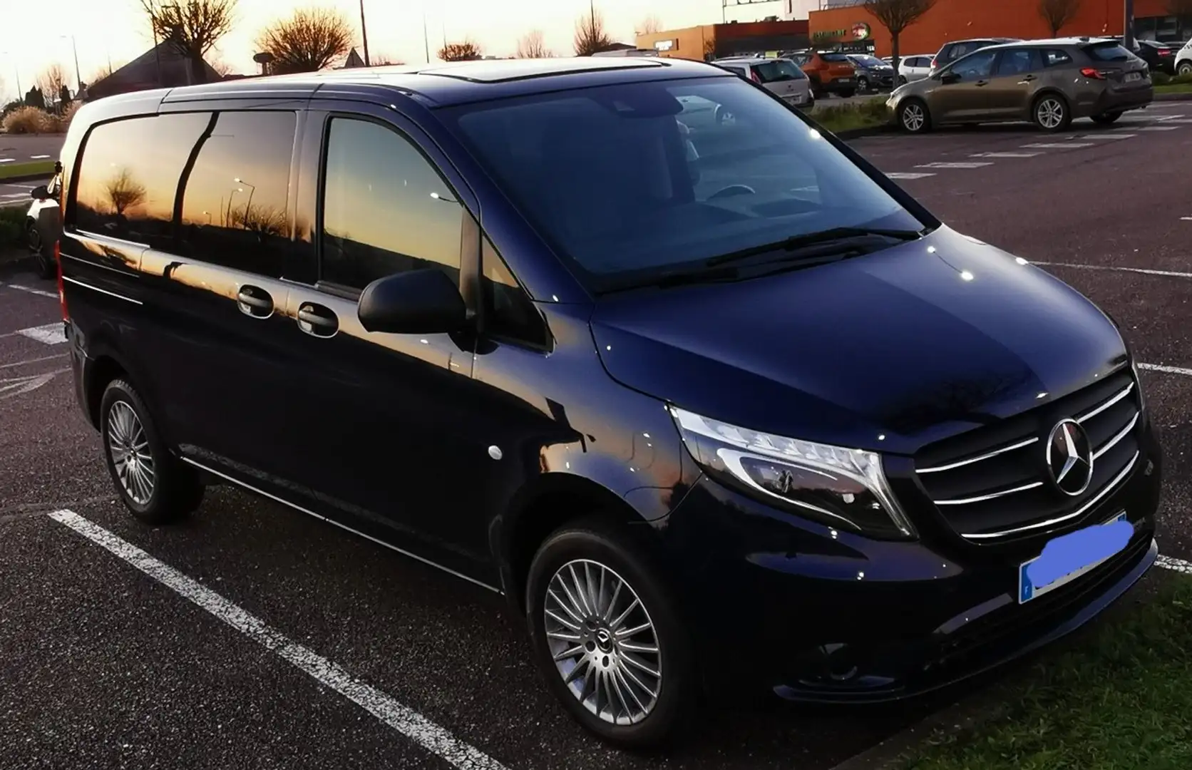 Mercedes-Benz Vito VITO MIXTO 4x4 4MATIC 114 CDI COMPACT BVA PRO Bleu - 2