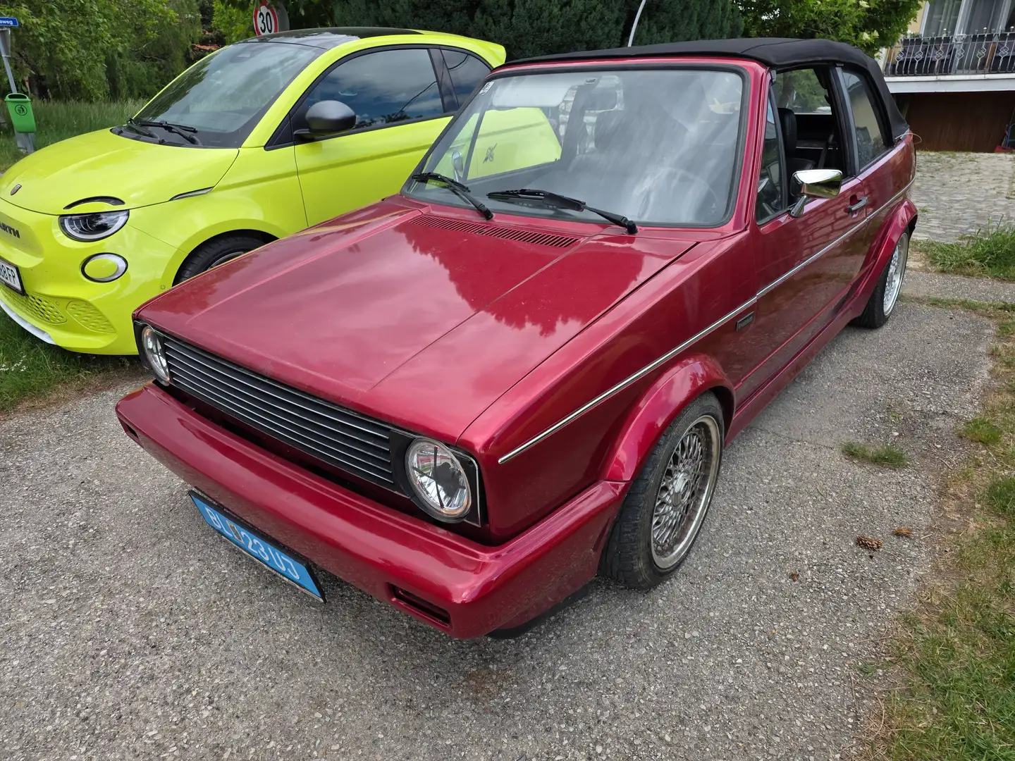 Volkswagen Golf Cabriolet Golf Rabbit Cab. el. Verdeck Rot - 2