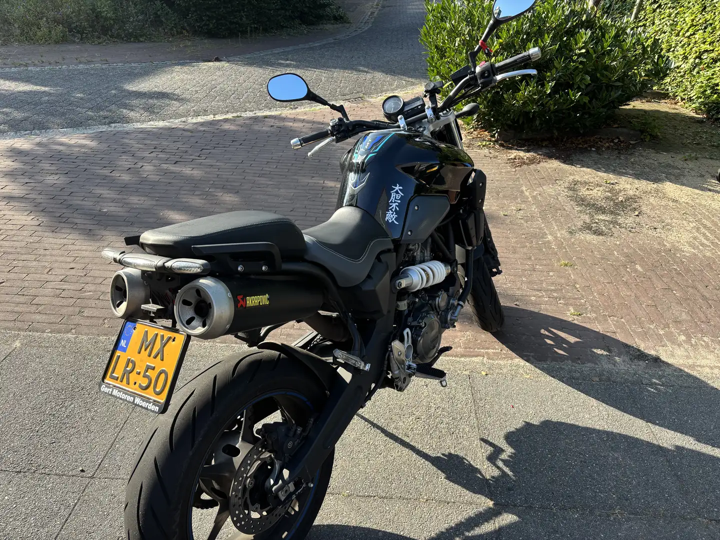 Yamaha MT-03 naked bike met akrapovic - 2