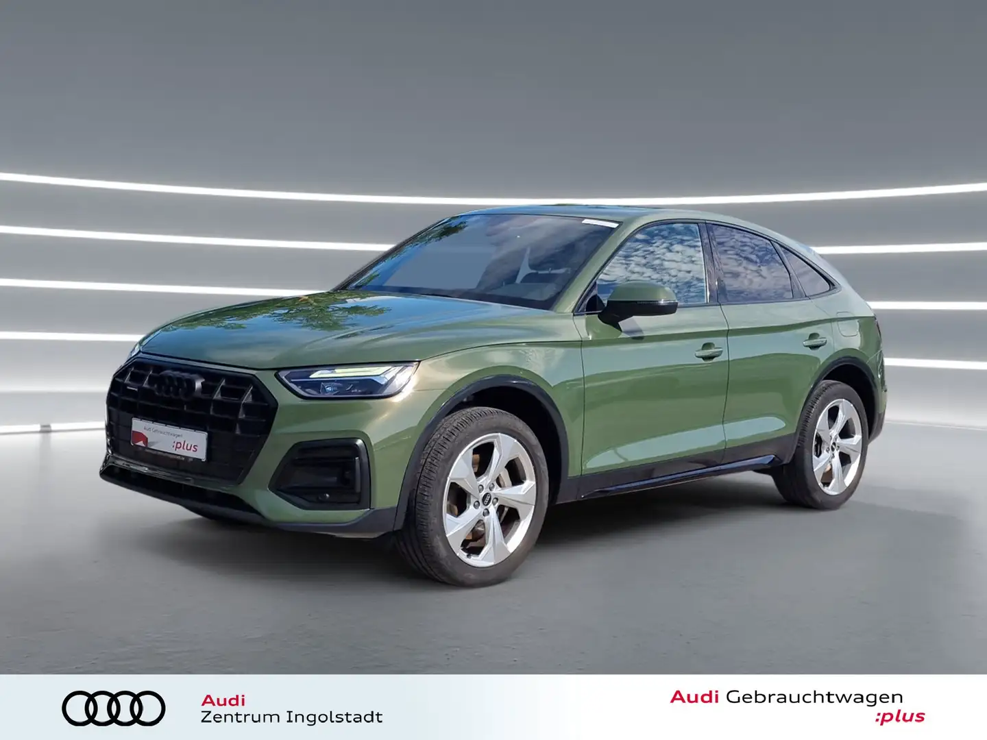 Audi Q5 Sportback 50 TFSI e qu NAVI virt 20" advanced Grün - 2