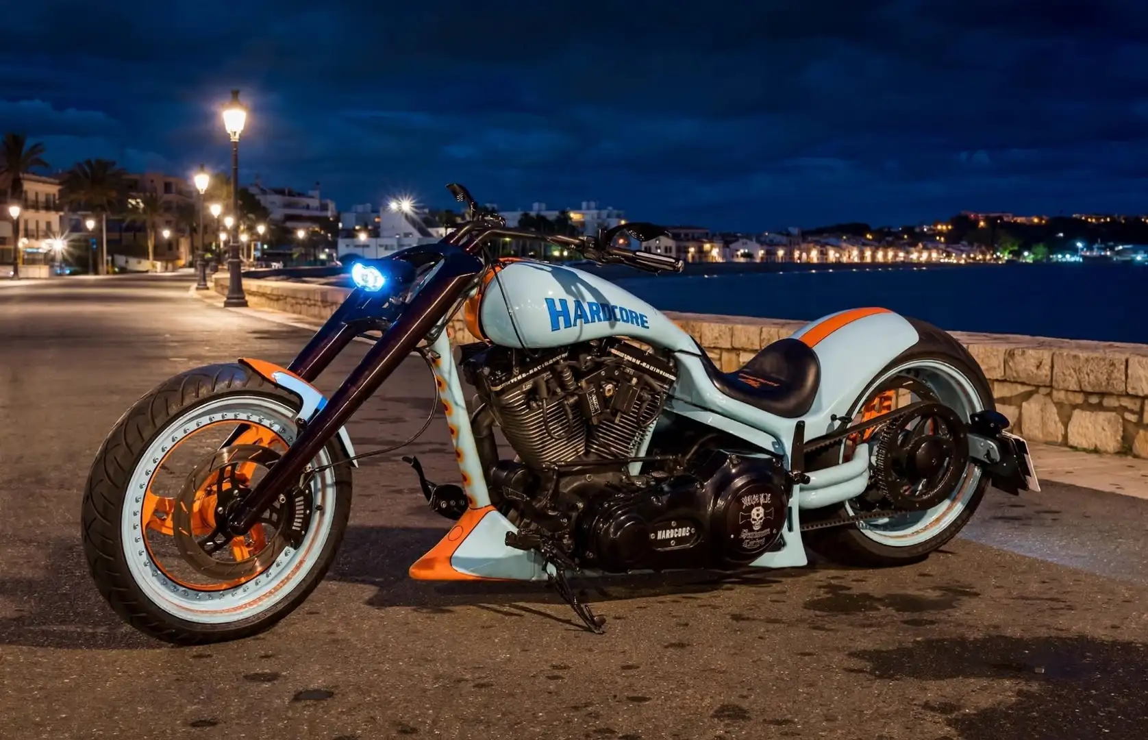 Harley-Davidson V-Rod Walz Hardcore Gulf Azul - 2