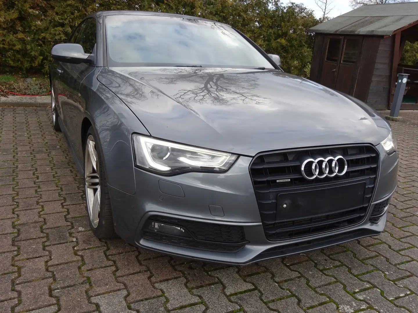 Audi A5 2.0 TDI quattro Leder Xenon "Rechslenker" Grau - 1