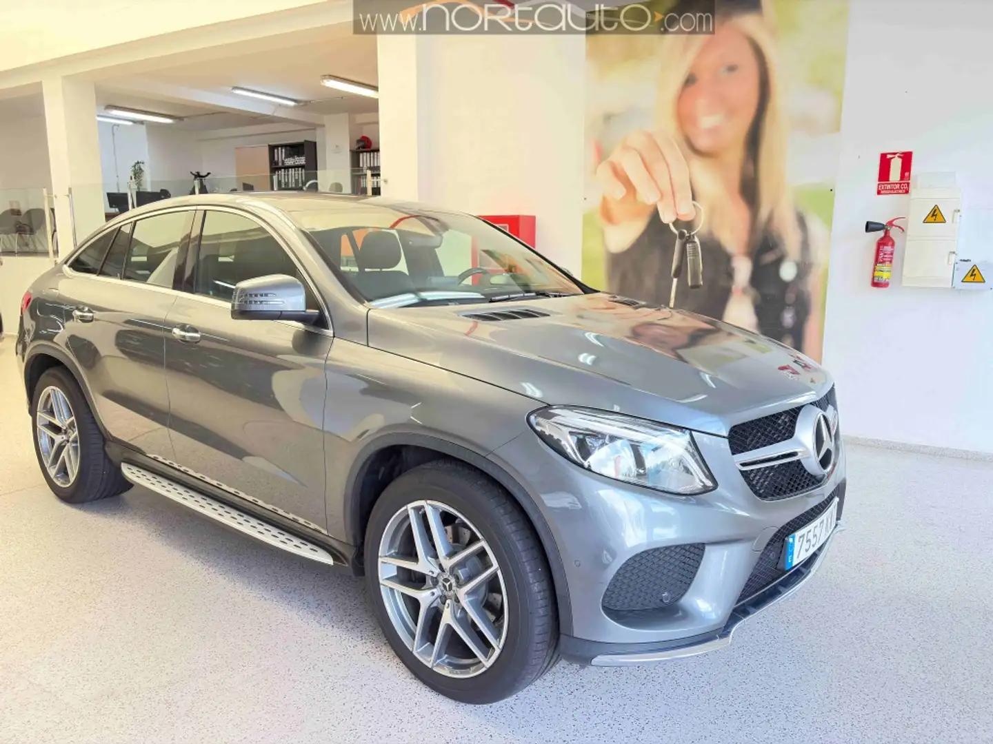 Mercedes-Benz GLE 350 Coupé 350d 4Matic Aut. Gris - 1