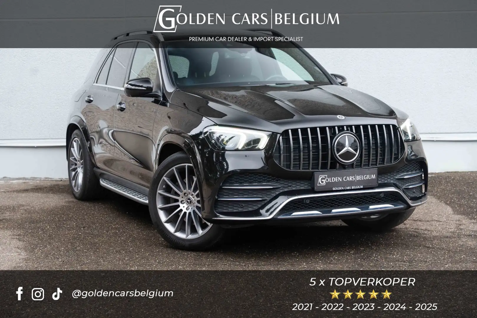 Mercedes-Benz GLE 350 de 4M AMG/LED/PANO/AIRMATIC/ACC/CAMERA/TREKH/ACC Černá - 1