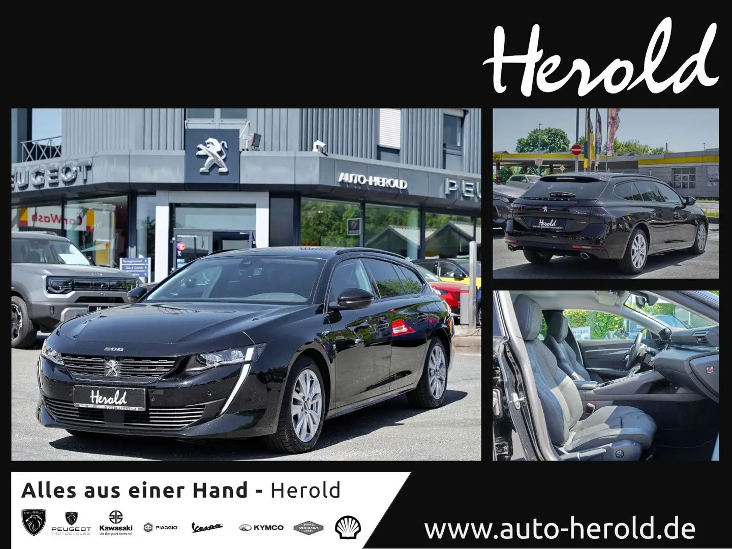 Peugeot 508 SW Hybrid 225 Allure Pack*1.Hand,Komfortp.* Schwarz - 1