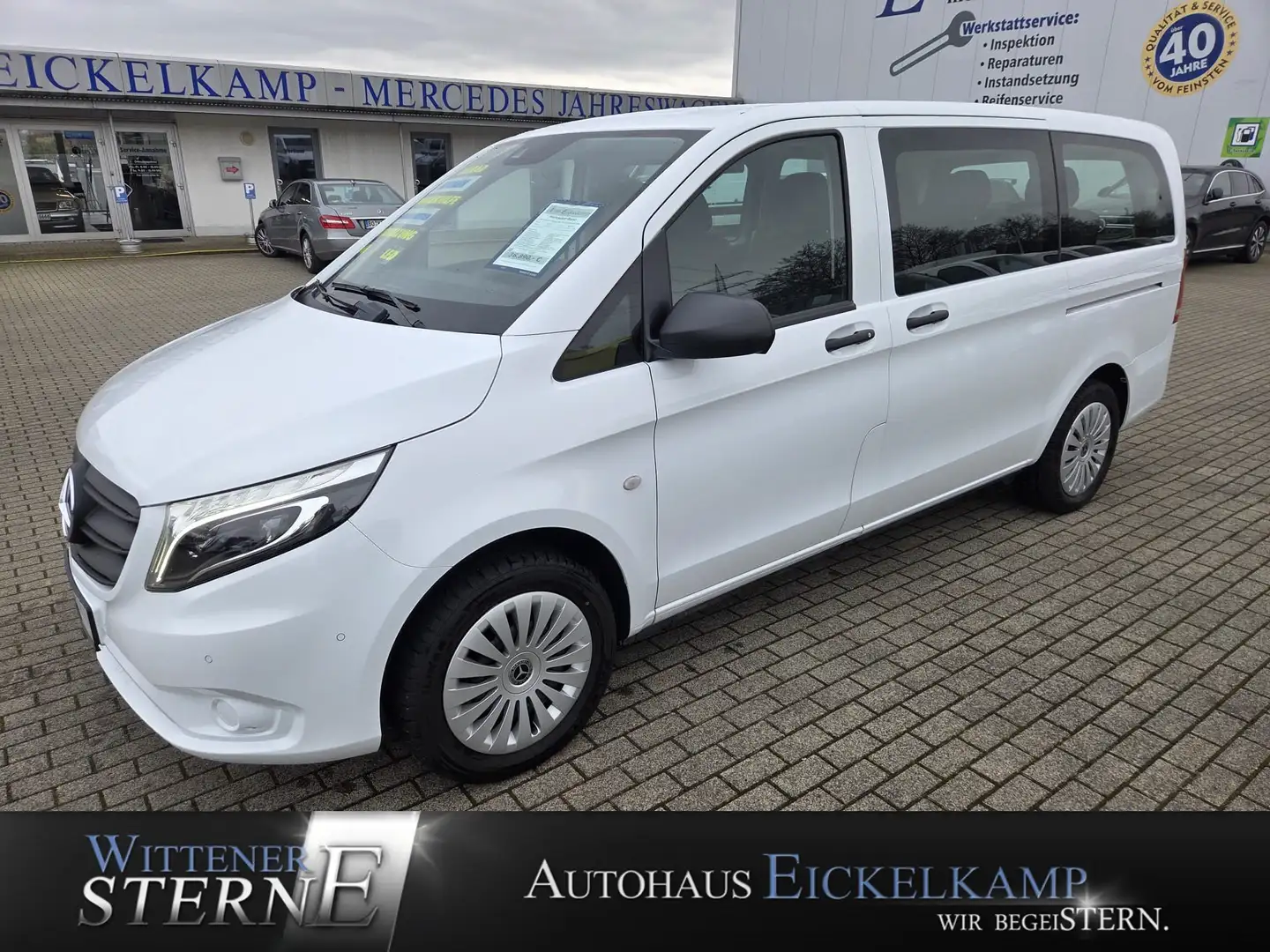 Mercedes-Benz Vito 116 9G Tourer Pro 4x4 lang 2xKLIMA LED 9SITZE AHK Weiß - 1