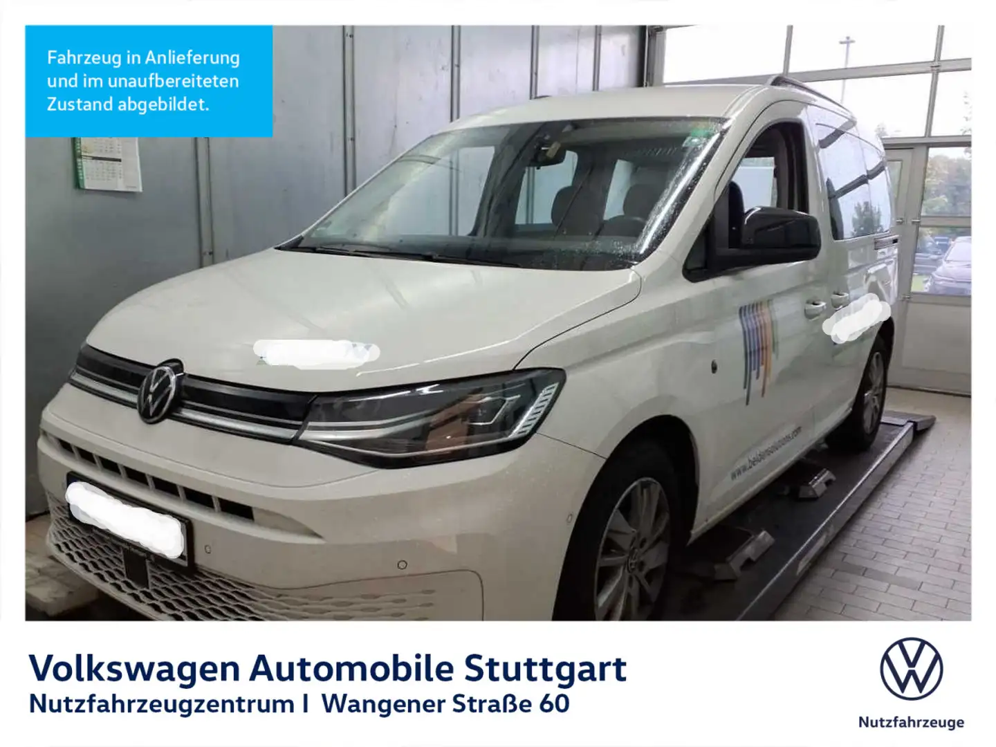 Volkswagen Caddy Life DSG 2.0 TDI Euro 6d ISC FCM Weiß - 2