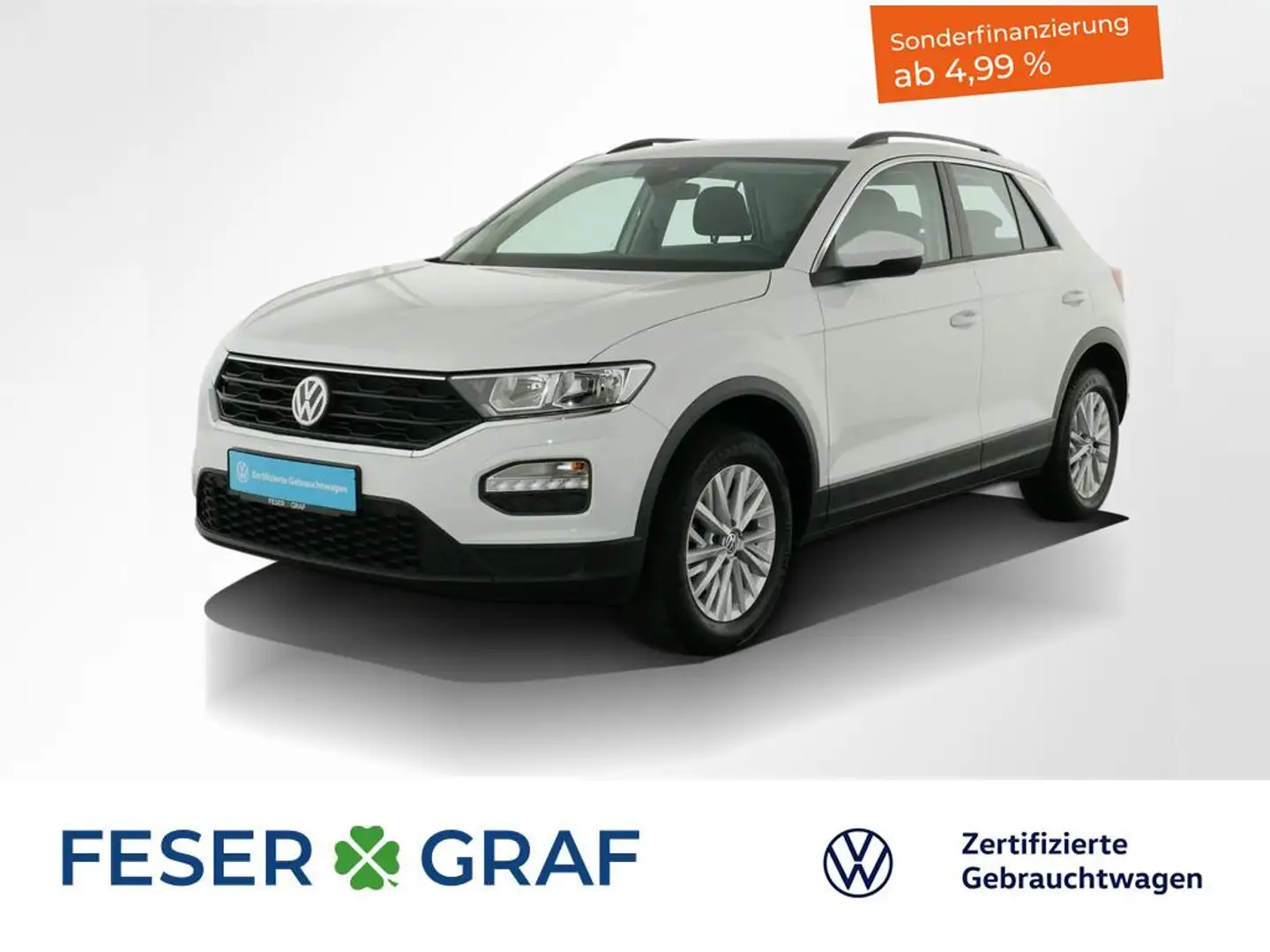 Volkswagen T-Roc 1.0TSI LaneAssist App-Connect Winterpaket Wit - 1
