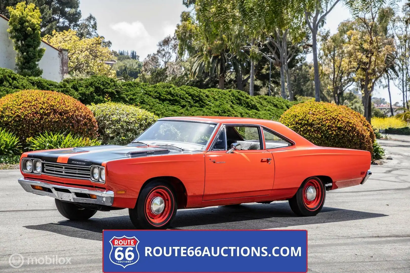 Plymouth Road Runner Sedan 1969 | Route 66 Auctions Rojo - 1