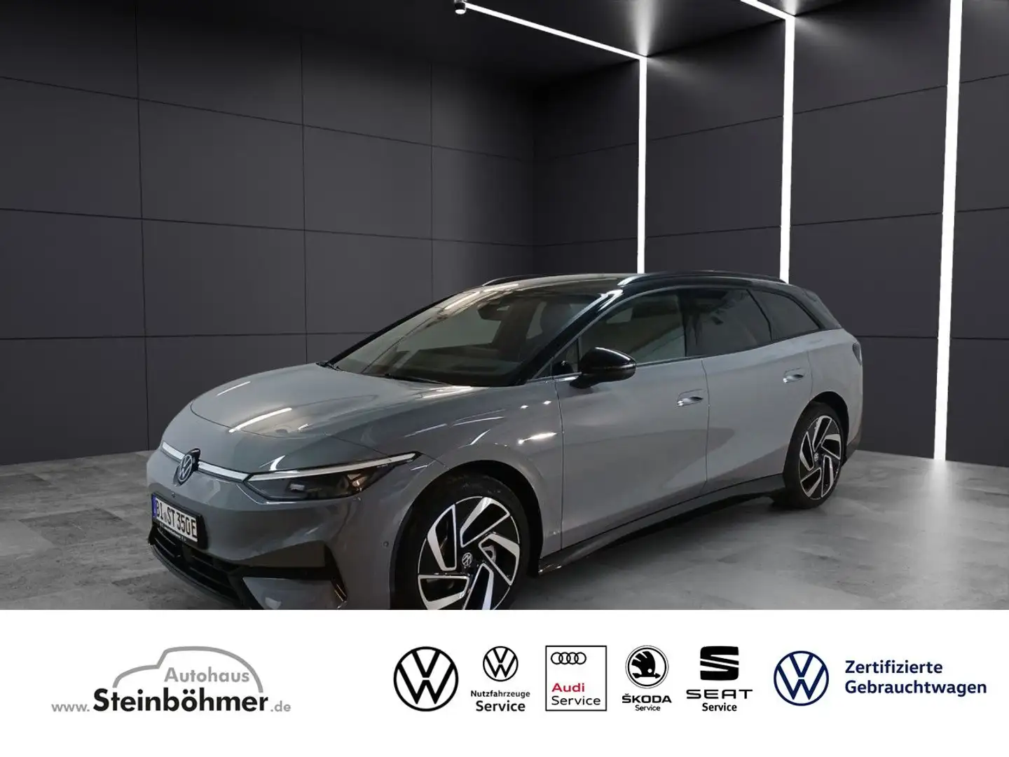 Volkswagen ID.7 Tourer Pro Wärmep.Exterieur&InterieurPlus AHK Grau - 1