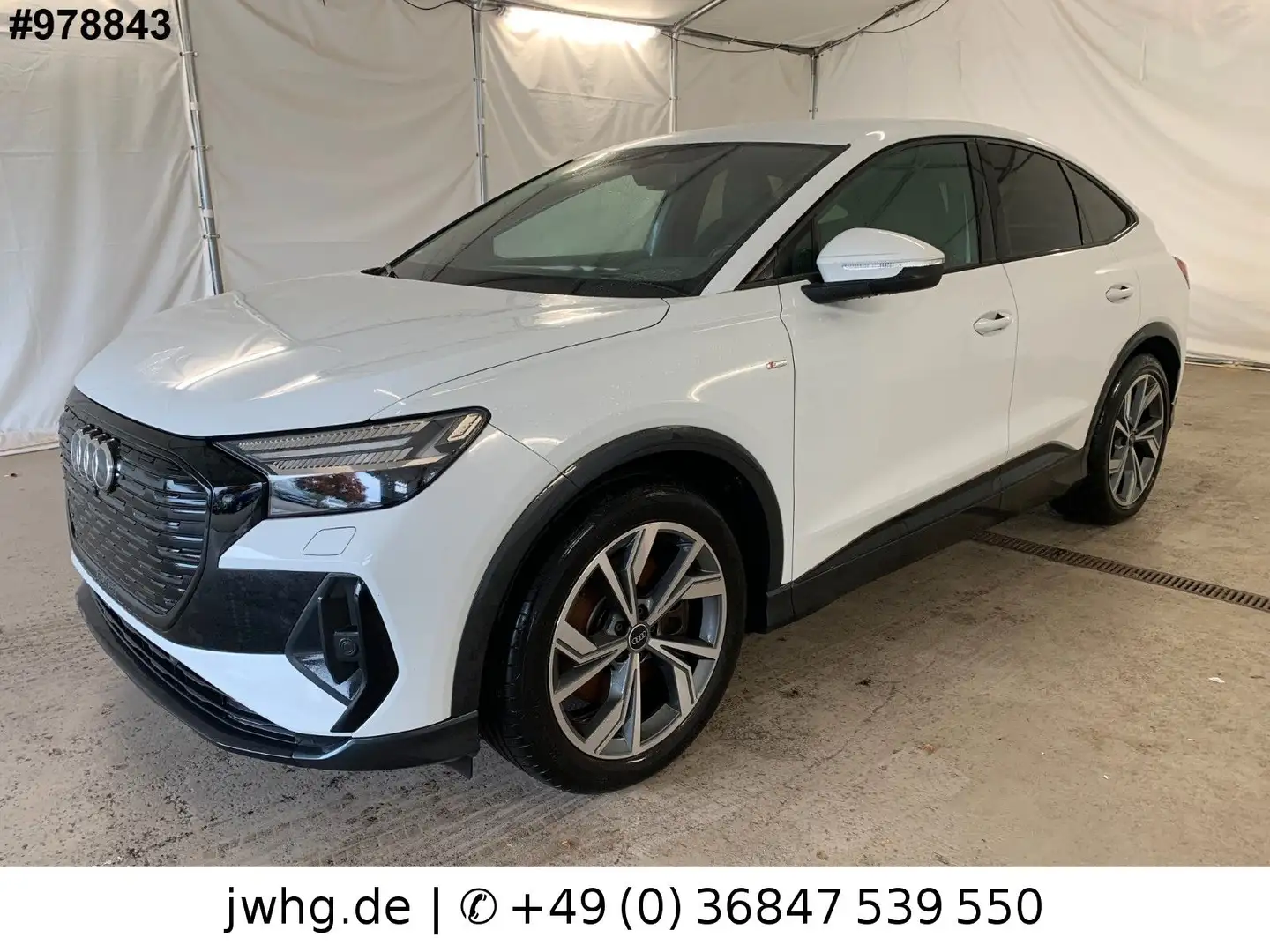 Audi e-tron Sportback 40 S-Line+Ext|Matrix|ACC|Kam Weiß - 1