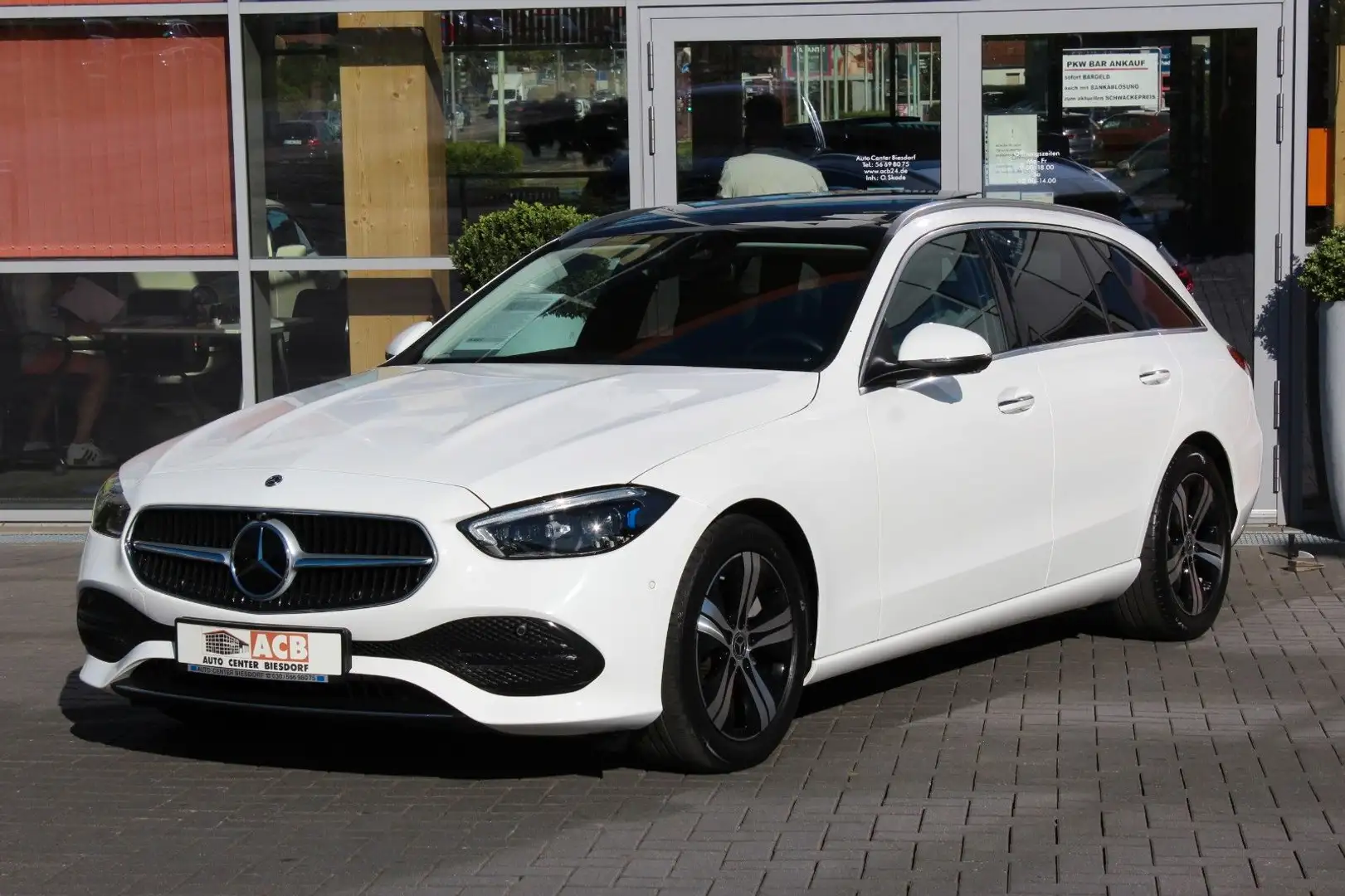 Mercedes-Benz C 220 T d 4-M Pano Digital Light Distronic AHK Weiß - 2