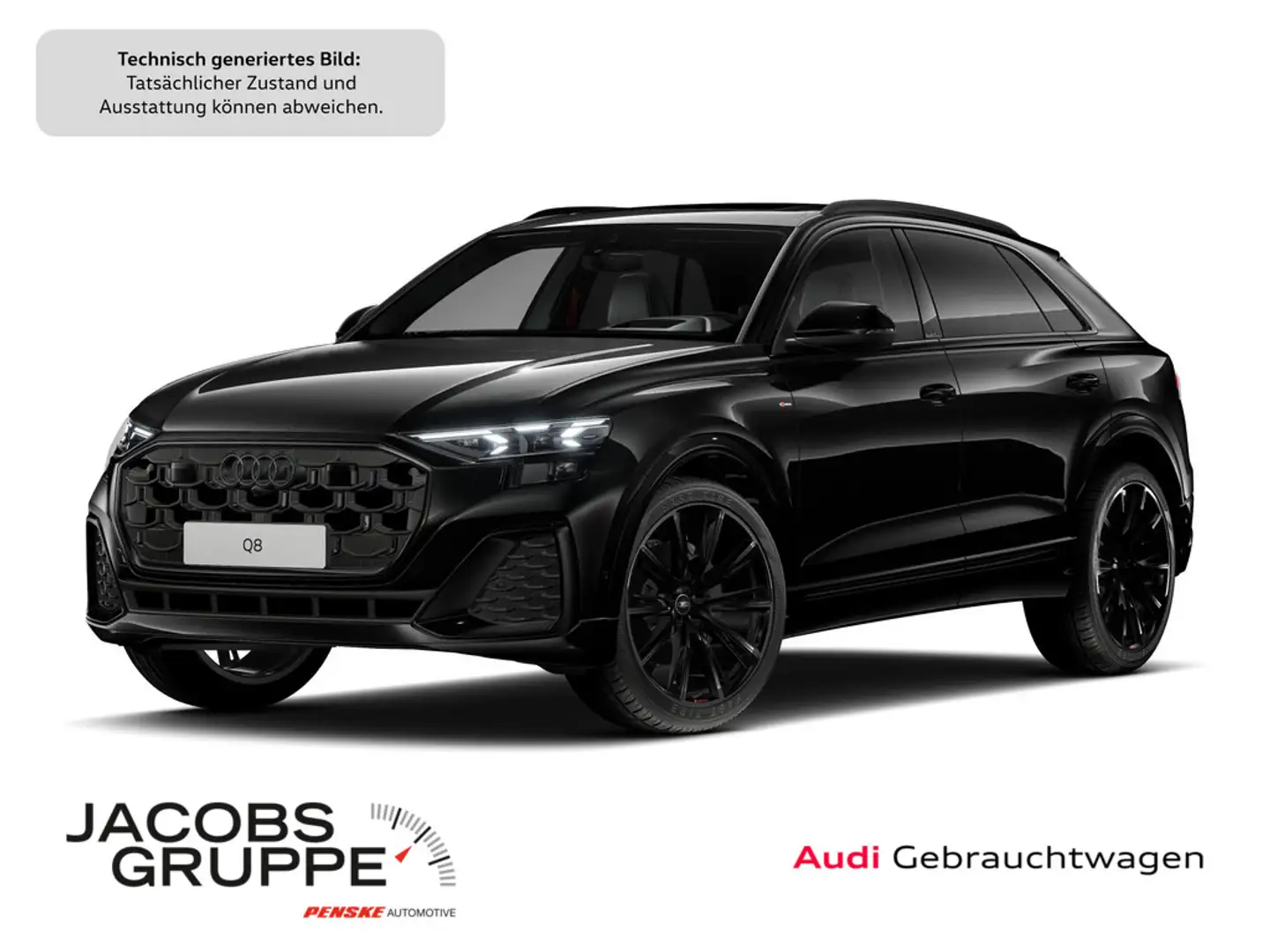Audi Q8 50 TDI quattro S line Navi,Matrix,AHK,HUD Schwarz - 1