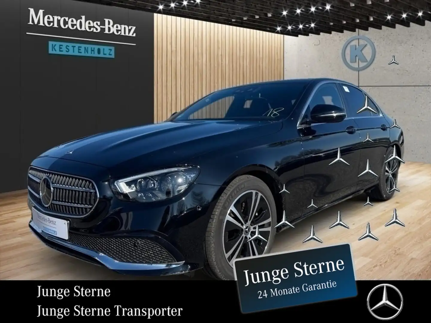 Mercedes-Benz E 220 d Limousine *AVANTGARDE*MBUX*AHK* Schwarz - 1