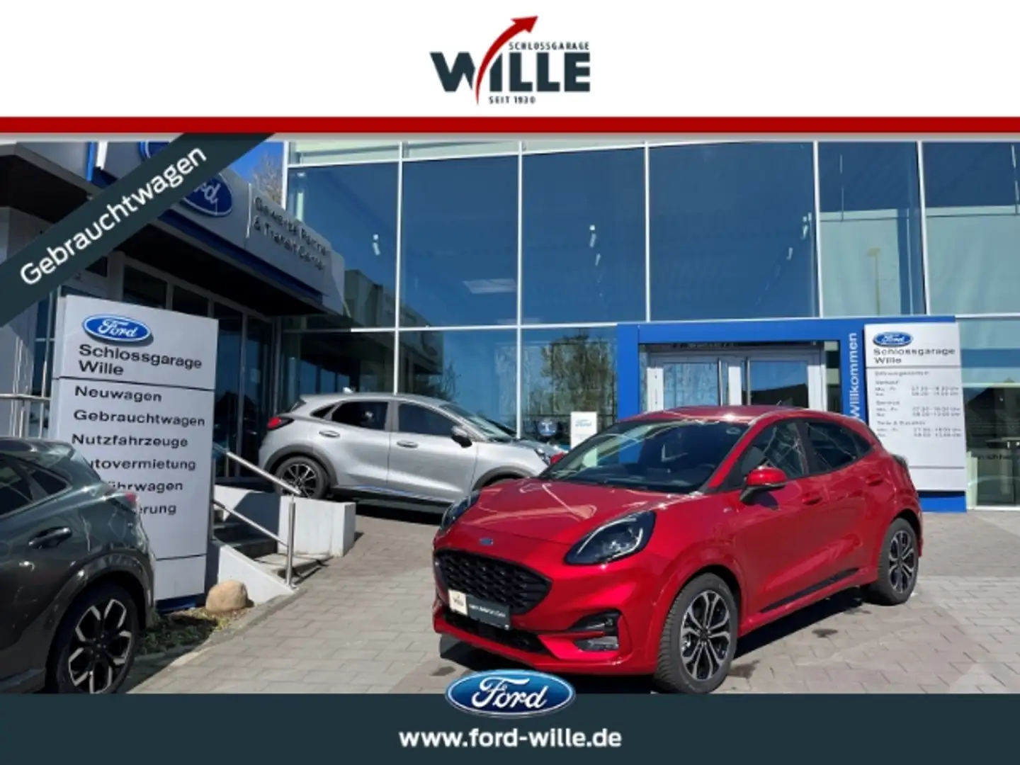 Ford Puma ST-Line Fahrassistenz/Winter-Paket EcoBoost Mild H Rouge - 1