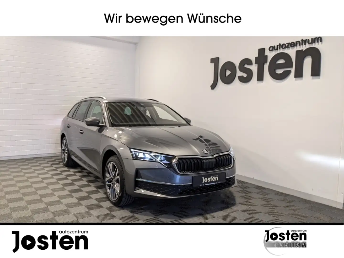 Skoda Octavia Combi Selection 2.0 TDI NAVI AHK LED Grijs - 1