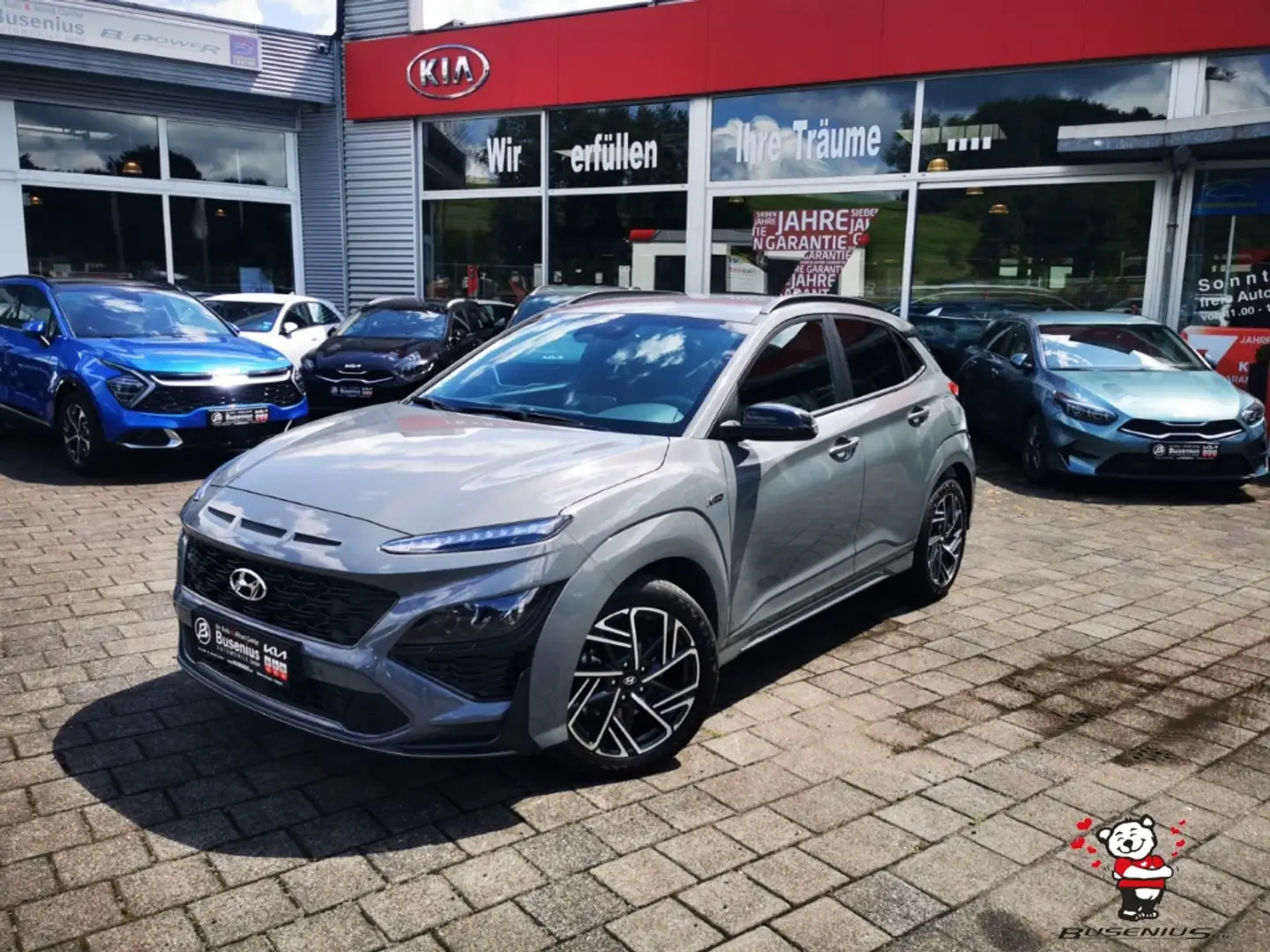 Hyundai KONA 1.0 T-GDI N-Line +Ass+So+Kamera+SHZ Gris - 1