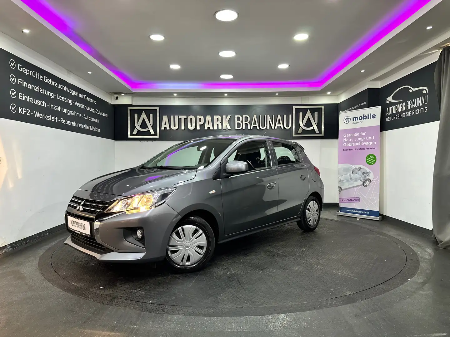 Mitsubishi Space Star 1,2 AS&G *39.000KM*1.BESITZ* Grau - 1