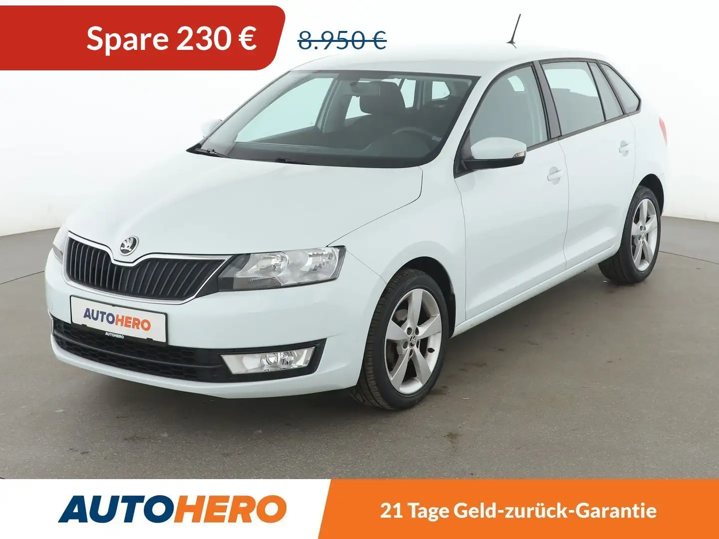 Skoda Rapid/Spaceback 1.2 TSI Cool Edition *START/STOP*KLIMA*ALU* Weiß - 1