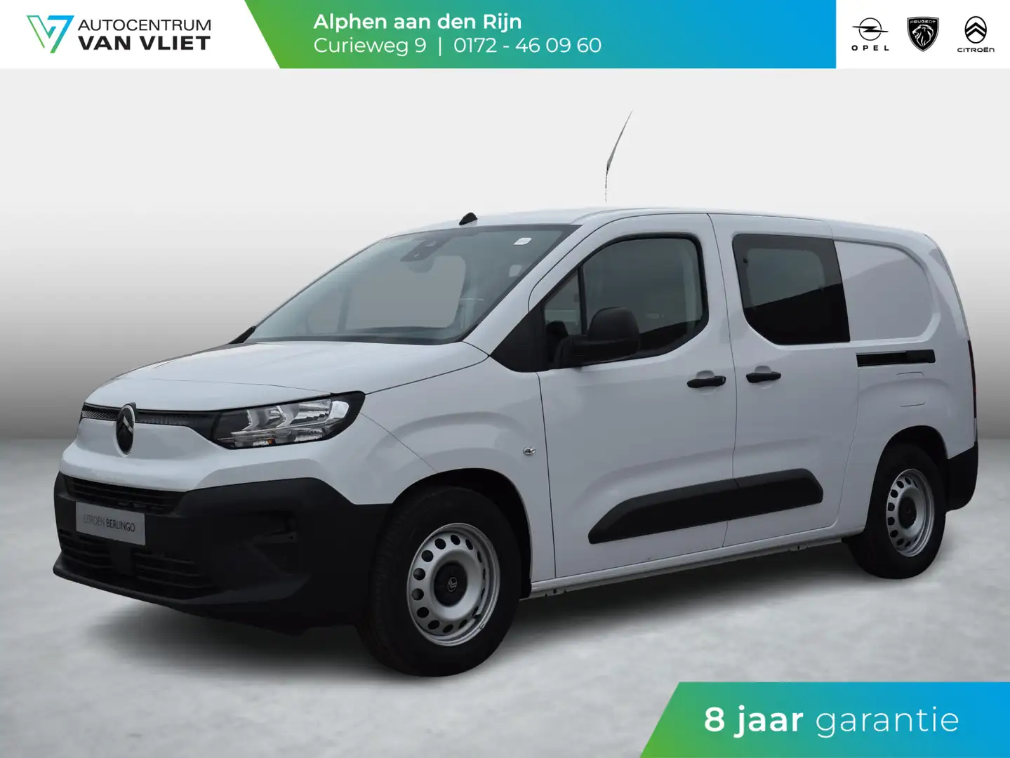 Citroen Berlingo ë-Berlingo 136 Flex Crewcab L2 50 kWh | 8 JAAR GAR Blanc - 1
