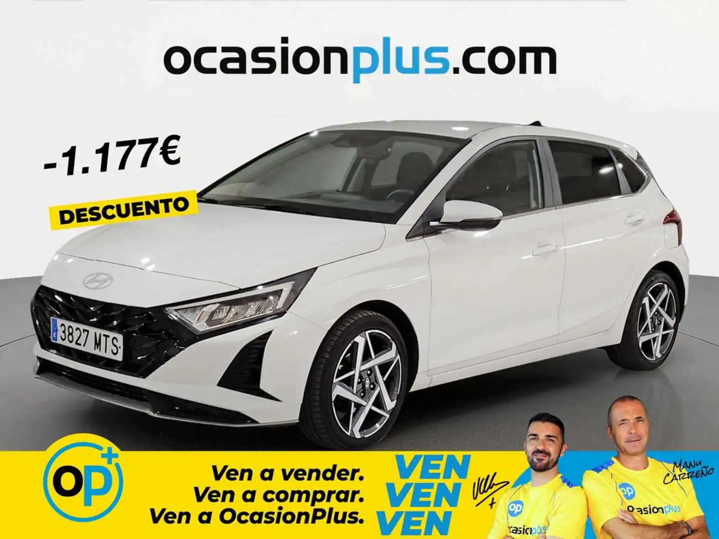 Hyundai i20 1.0 TGDI Tecno 48V DT 100 Blanco - 1