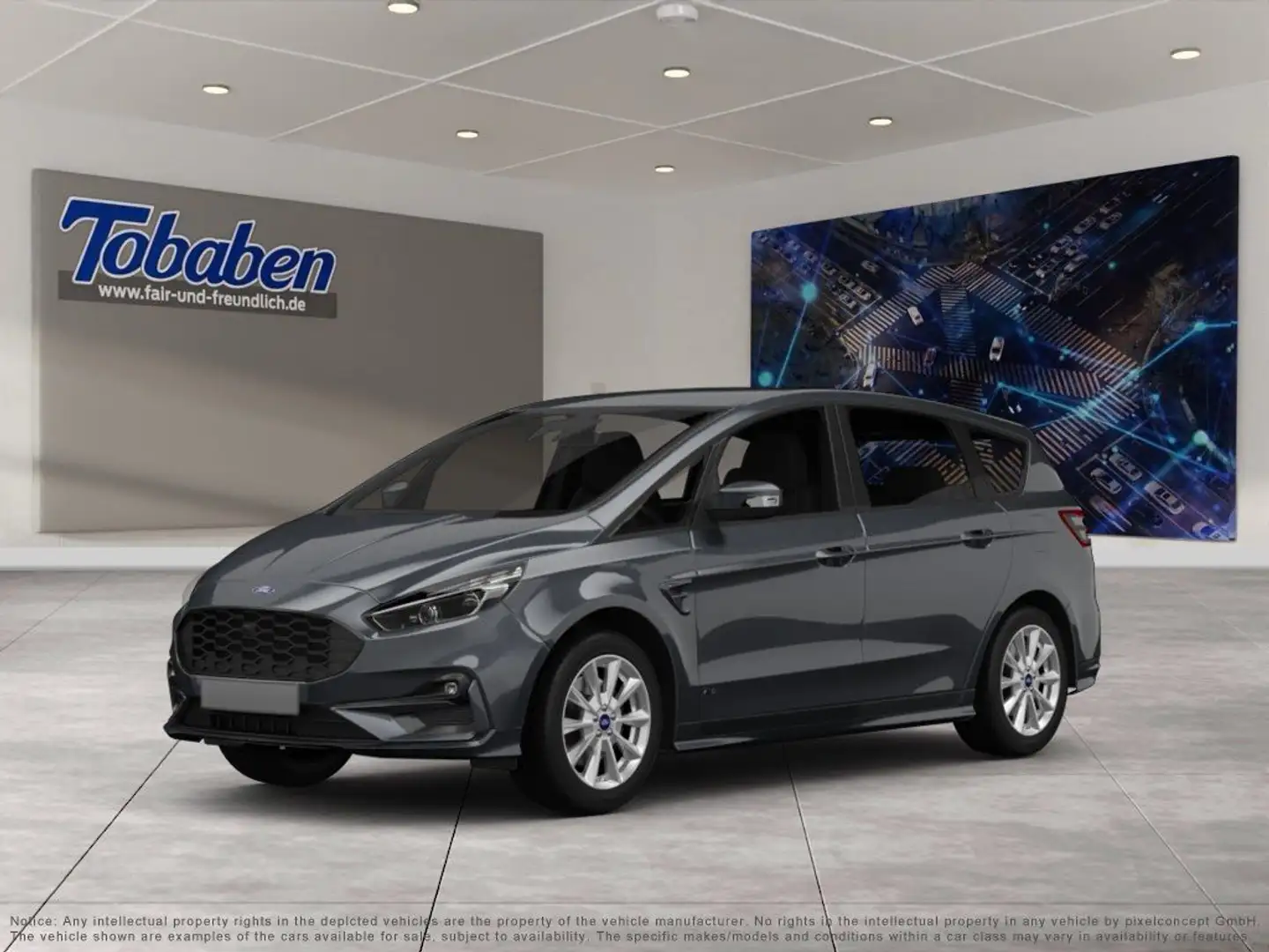 Ford S-Max 2.0 EcoBlue Vignale Start/Stopp (EURO 6d) Gris - 1