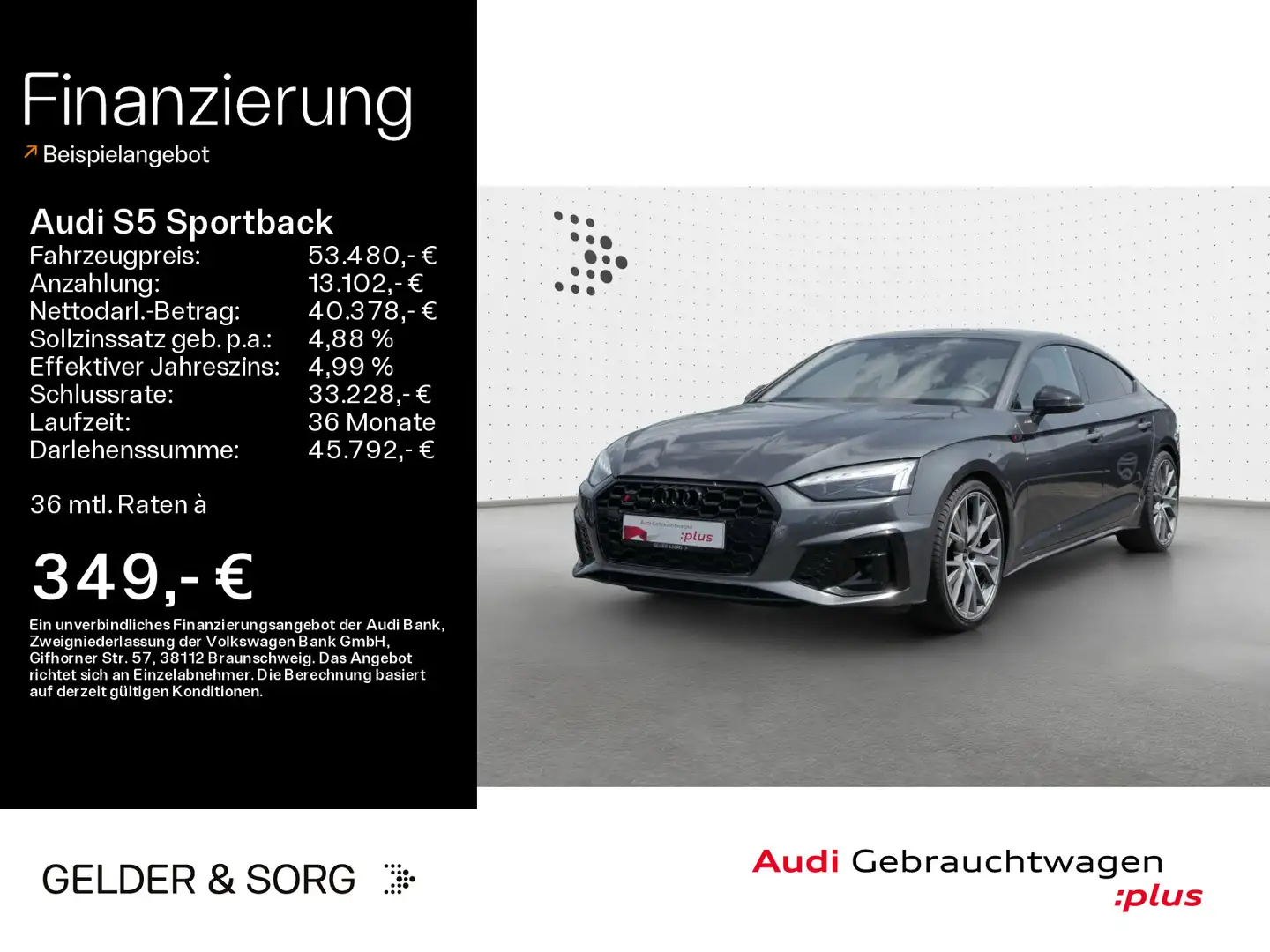Audi S5 TDI ACC*SideAssist*Matrix Grau - 1