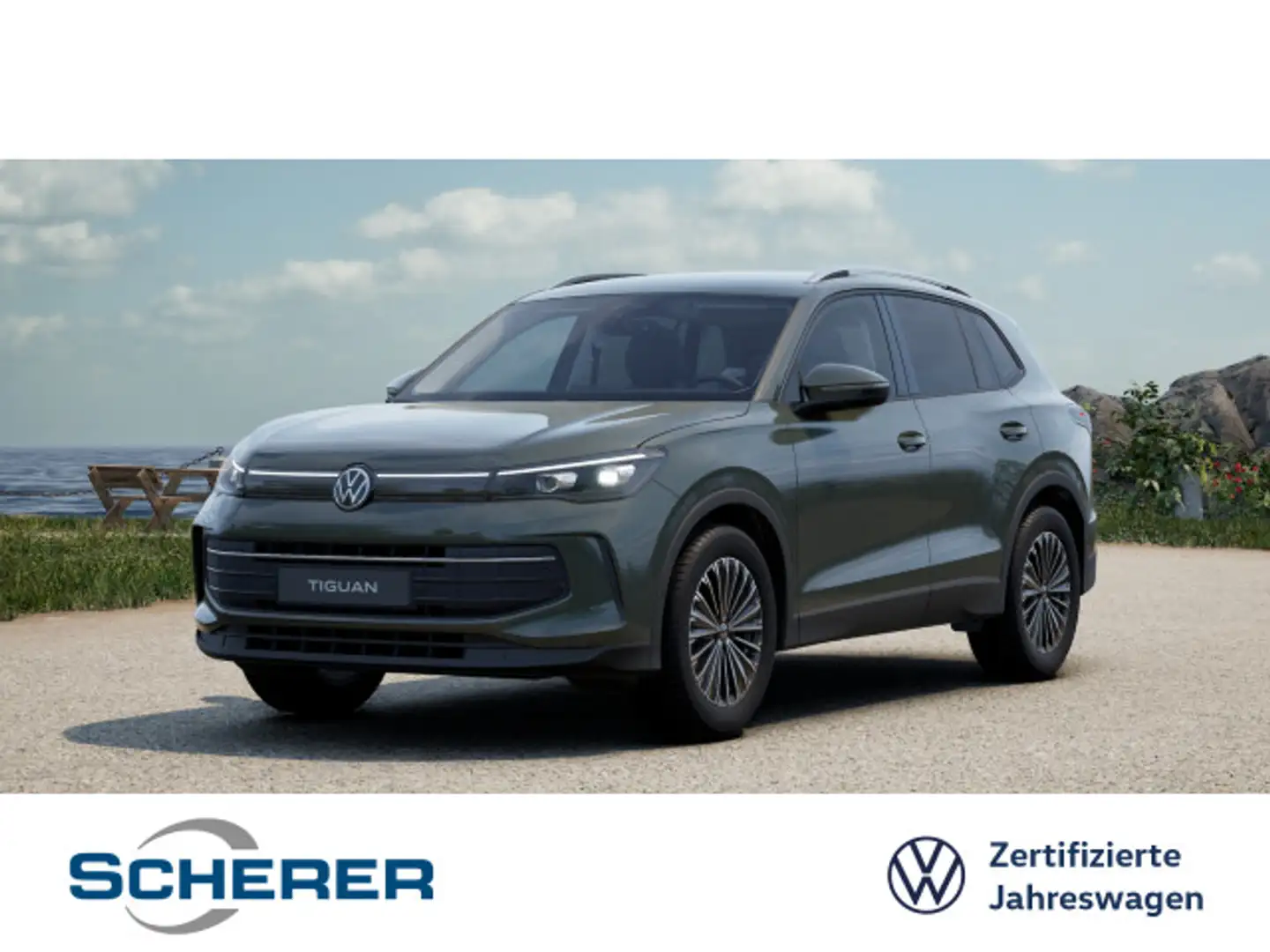 Volkswagen Tiguan LIFE 1.5 TDI DSG AHK KAMERA 18'' LED-PLUS Grün - 1