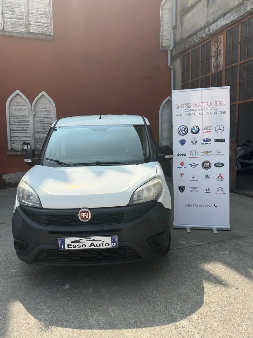 Fiat Doblo Doblò 1.6 MJT 120CV PL-TN Cargo Maxi Lamierato Bianco - 1