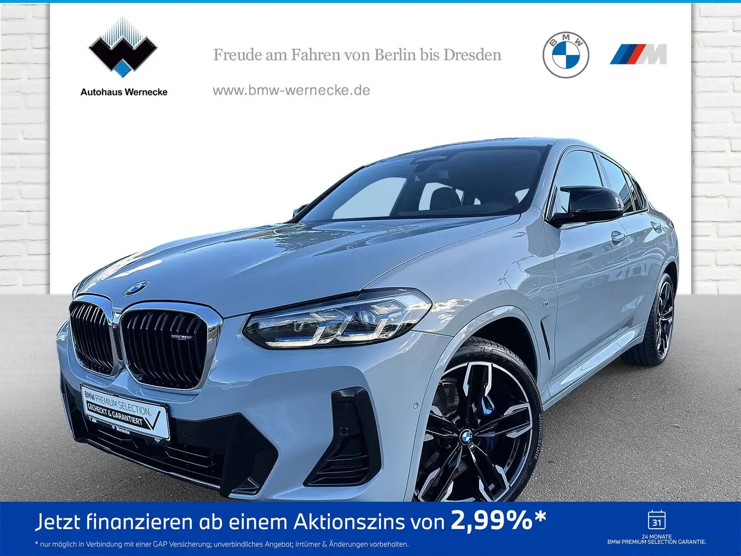 BMW X4 M d Head-Up HiFi DAB WLAN Standhzg. AHK Shz Gris - 1