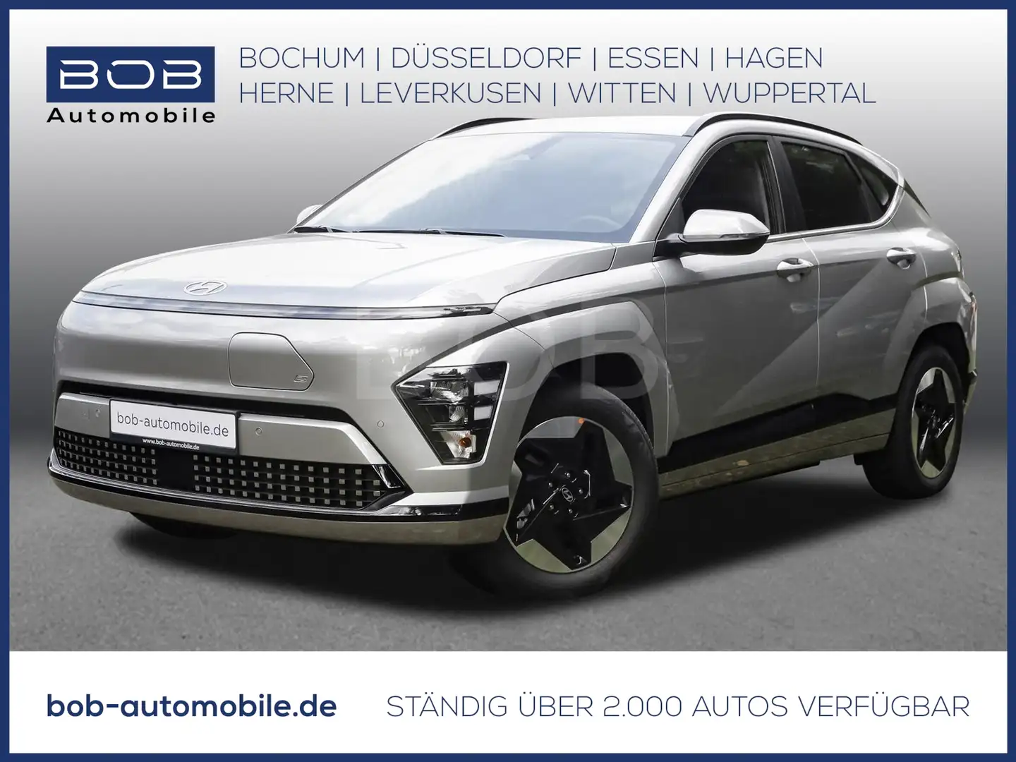 Hyundai KONA Elektro (SX2) 48,4kWh ADVANTAGE NAVI PDC BT Argent - 1