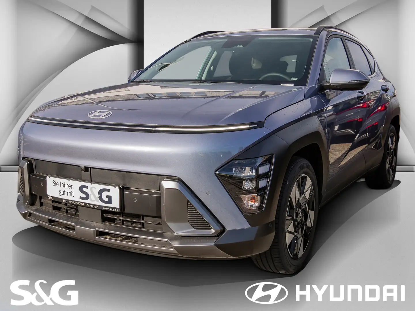 Hyundai KONA HYBRID+NAVI+KAMERA+LED+SOFORT VERFÜGBAR Blue - 1