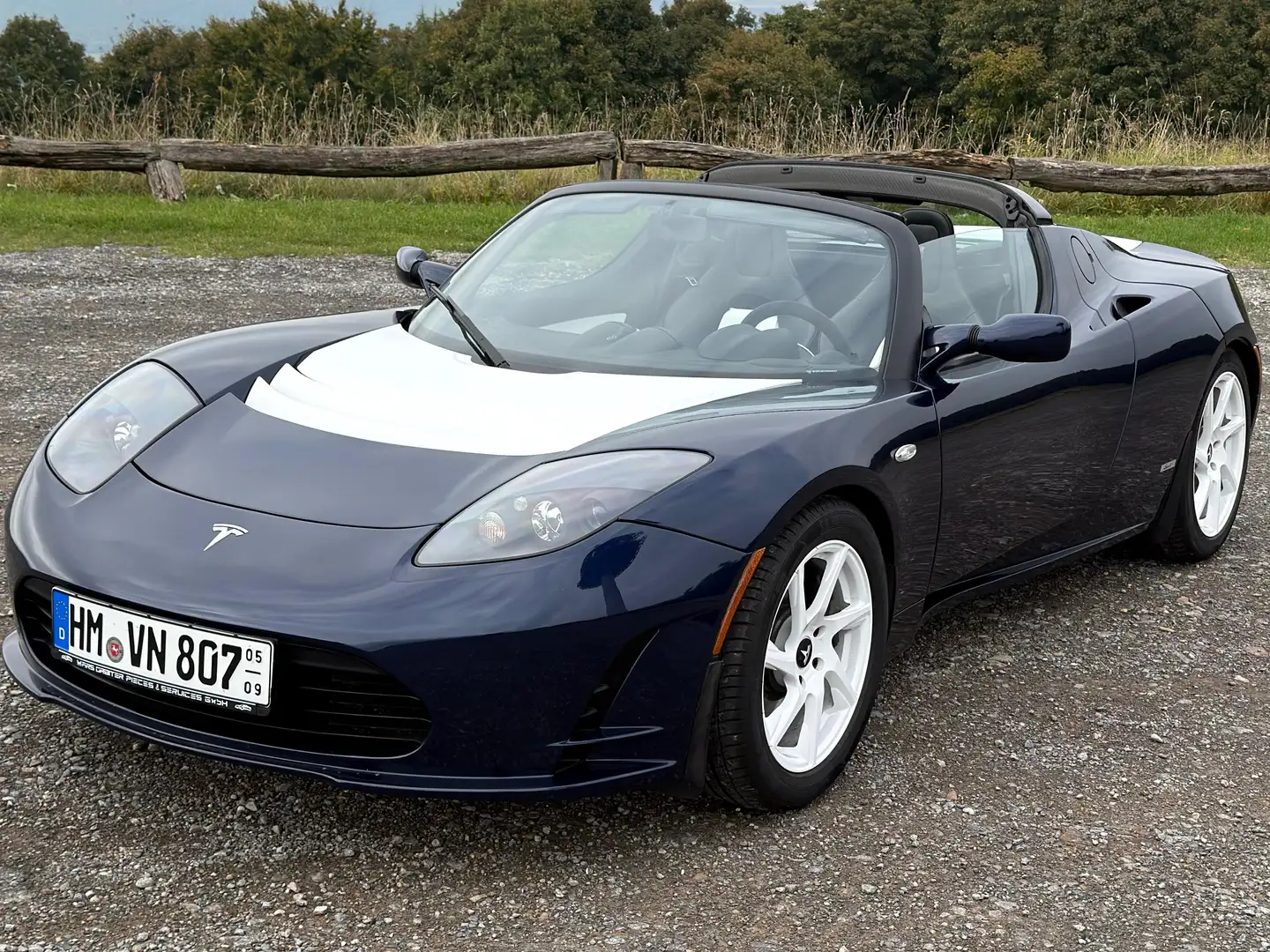 Tesla Roadster Blau - 1