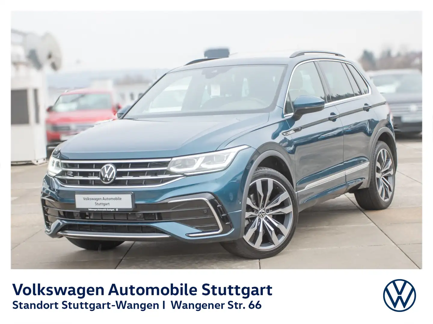 Volkswagen Tiguan R-Line 2.0 TDI DSG Navi AHK ng LED Kamera Blau - 1