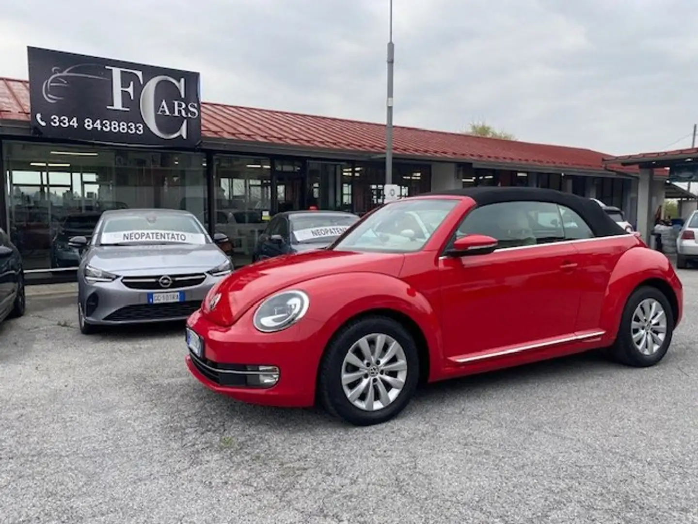 Volkswagen Maggiolino CABRIO 2.0 TDI SPORT 140CV DSG - NEOPATENTATO Piros - 1