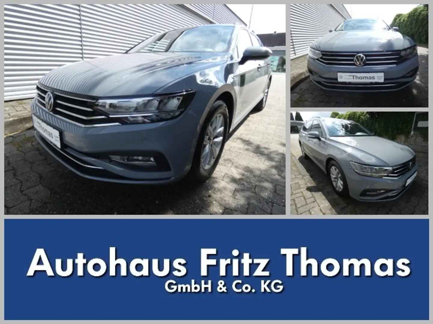 Volkswagen Passat Variant 2.0 TDI DSG Business LED Navi AHK RKamera Klima Grau - 1