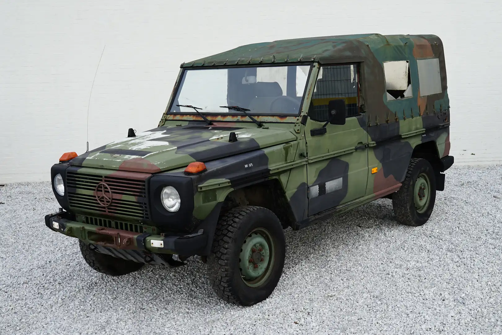 Mercedes-Benz G 250 GD Lang softtop Legervoertuig, Technisch in orde Grün - 1