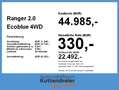 Ford Ranger 2.0 Ecoblue 4WD Doppelkabine Wildtrak e- Weiß - thumbnail 3