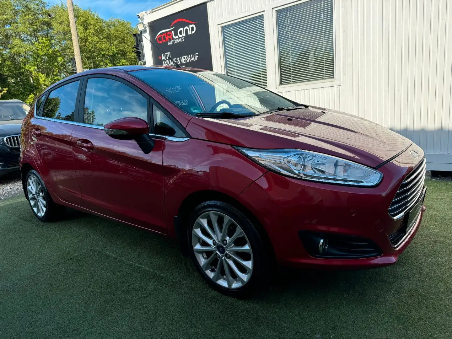Ford Fiesta Titanium -1.Hand-Ford S.heft-Viele EXTRA! Rouge - 1