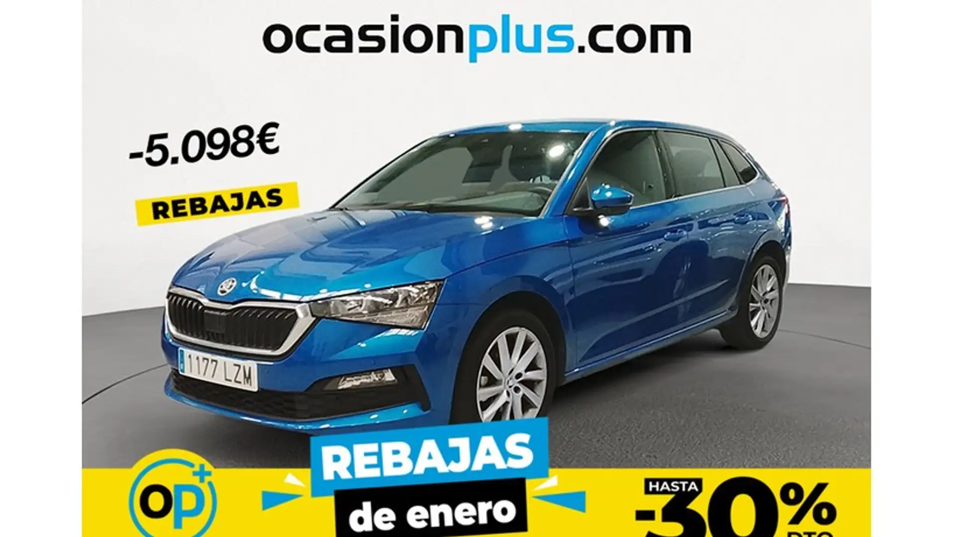 Skoda Scala 1.5 TSI Style DSG 110kW Bleu - 1