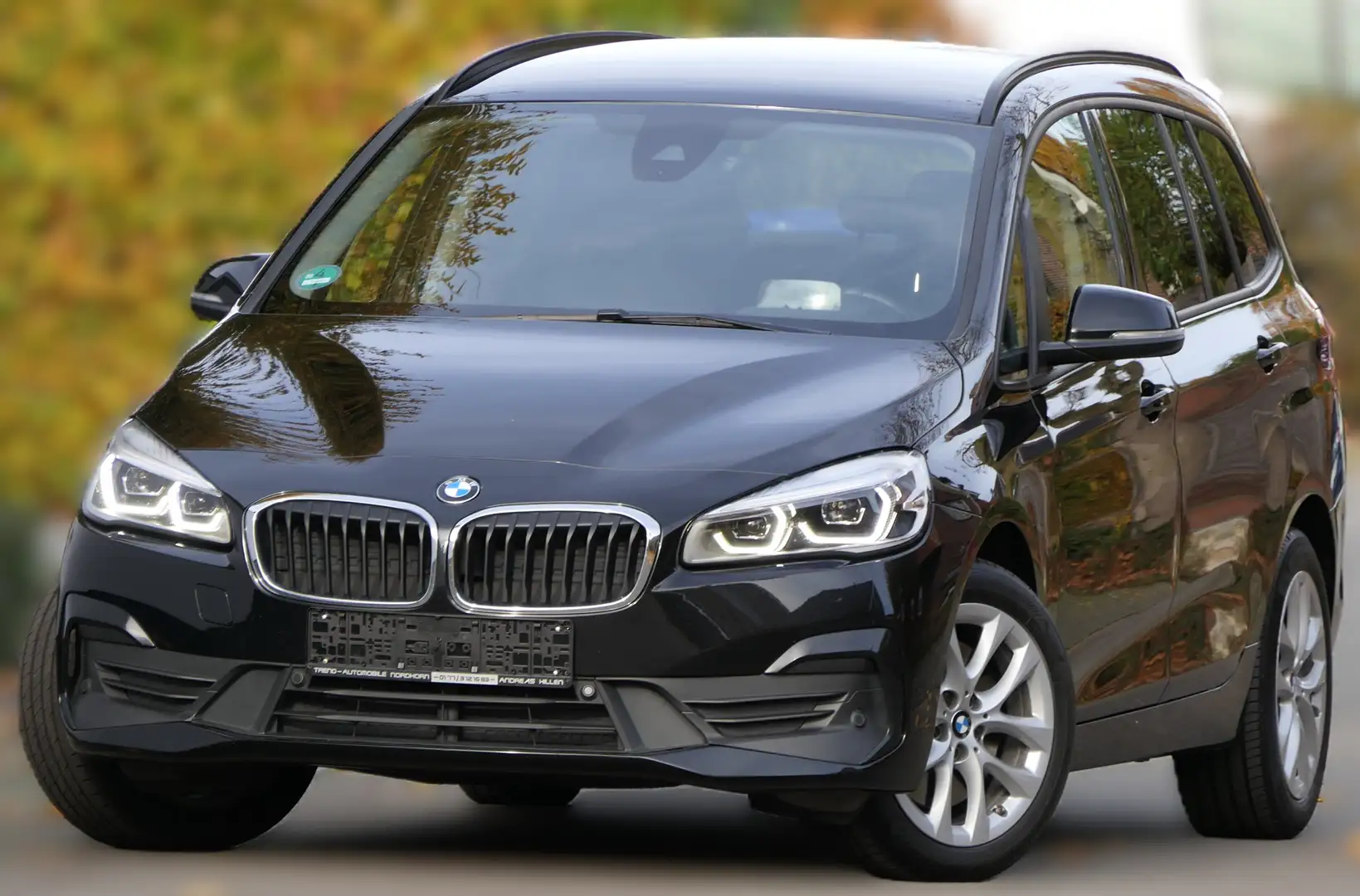 BMW 218 GT+218d+HUD+NAVI+17"+SPORT+DDC+DR-ASS+RFK+GRA+BUSI Schwarz - 2